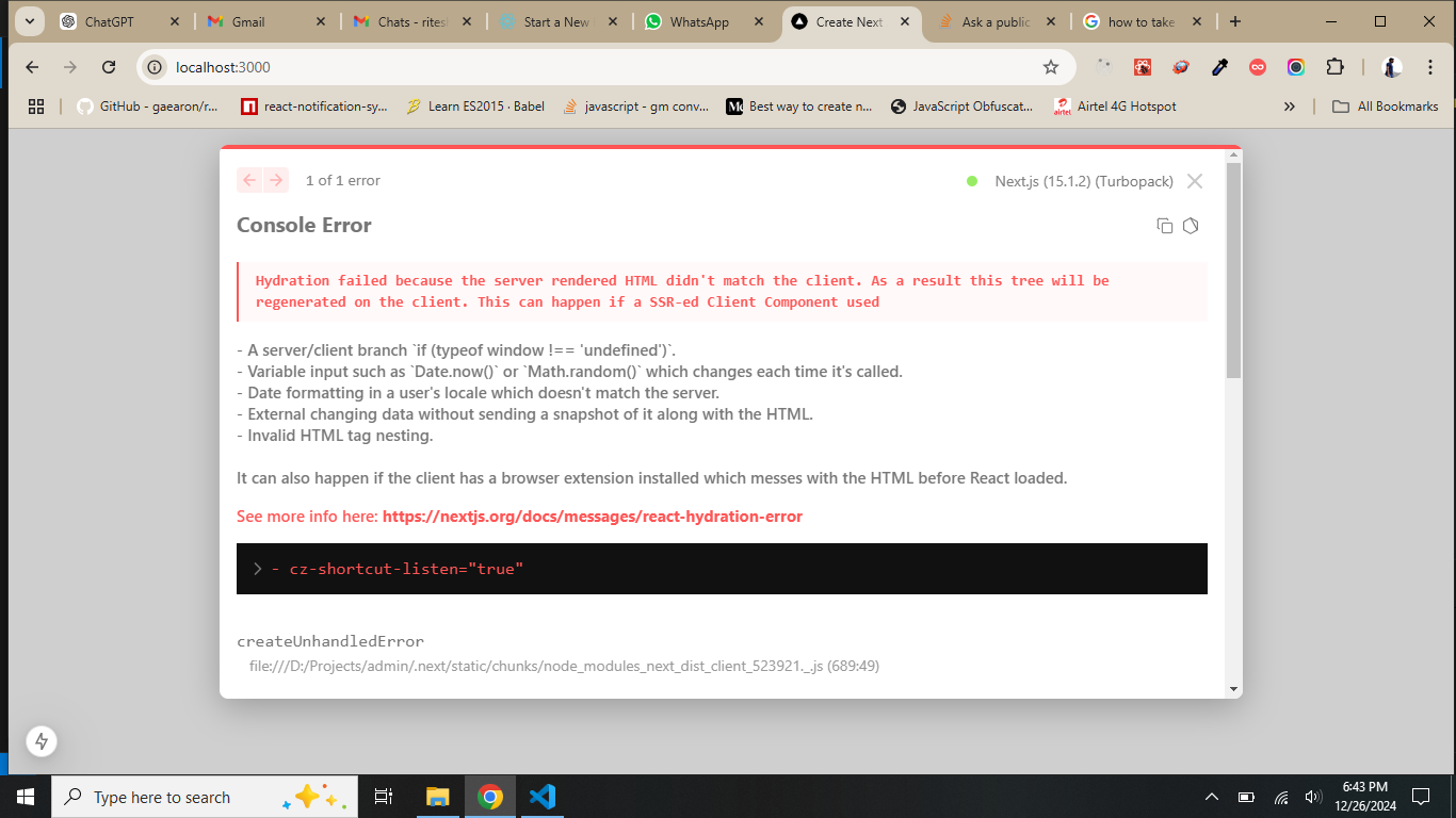 Fixing React 19 Hydration Errors: Complete Debugging Guide for 2026