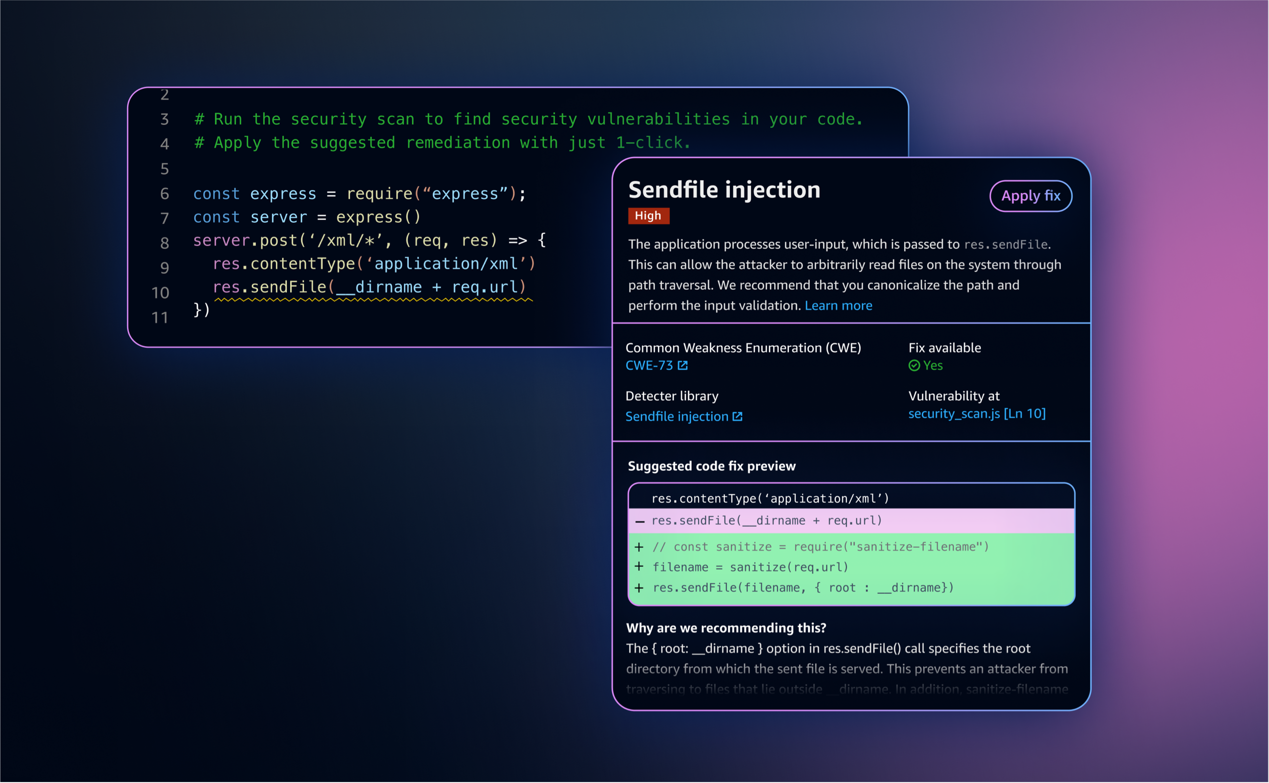 Amazon CodeWhisperer standalone integration
