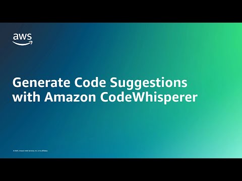 Amazon CodeWhisperer License